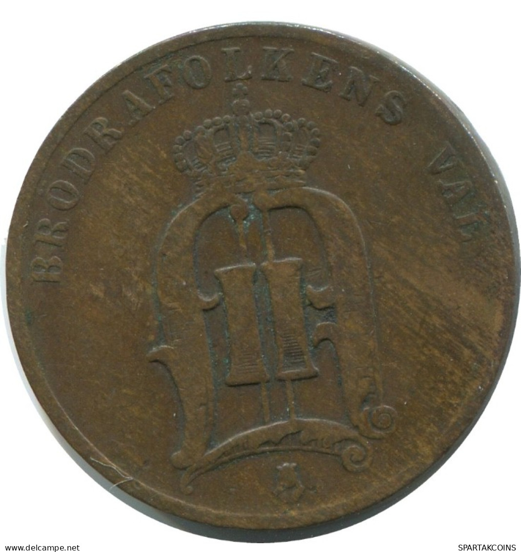 2 ORE 1884 SWEDEN Coin #AC957.2.U.A - Suecia