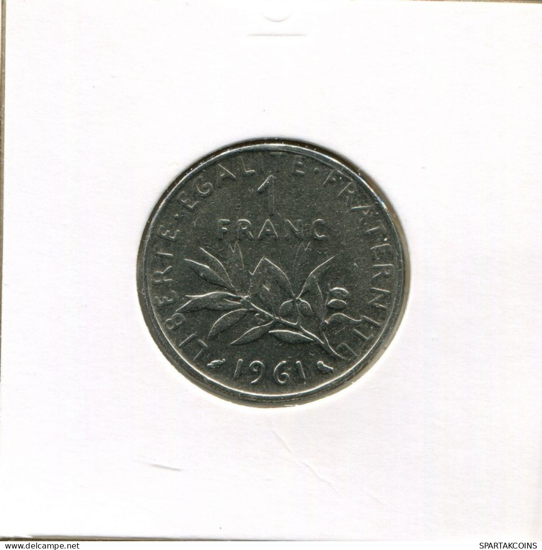 1 FRANC 1961 FRANCIA FRANCE Moneda #AK545.E.A - 1 Franc