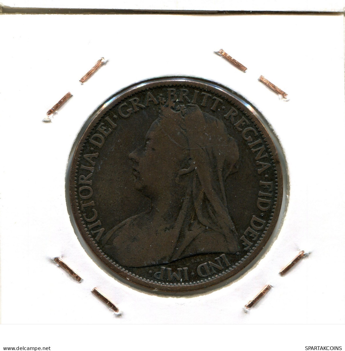 PENNY 1900 UK GBAN BRETAÑA GREAT BRITAIN Moneda #AW043.E.A - D. 1 Penny