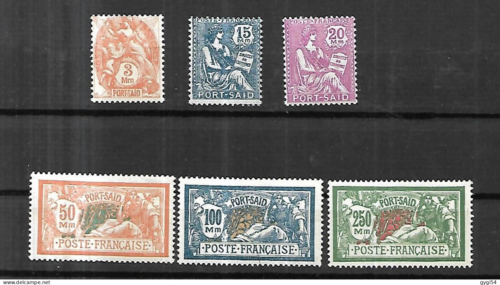 PORT - SAID    1927 - 28 CAT YT N°  80 à 85 Série Complète ** MNH - Nuovi