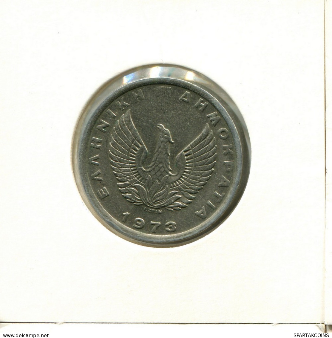 5 DRACHMES 1973 GRECIA GREECE Moneda #AY343.E.A - Grecia