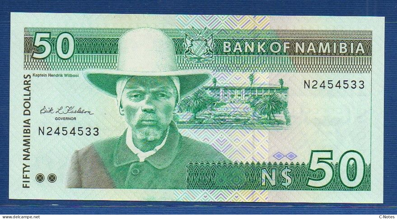 NAMIBIA - P. 2a – 50 Namibia Dollars ND (1993) UNC, S/n N2454533 - Namibie