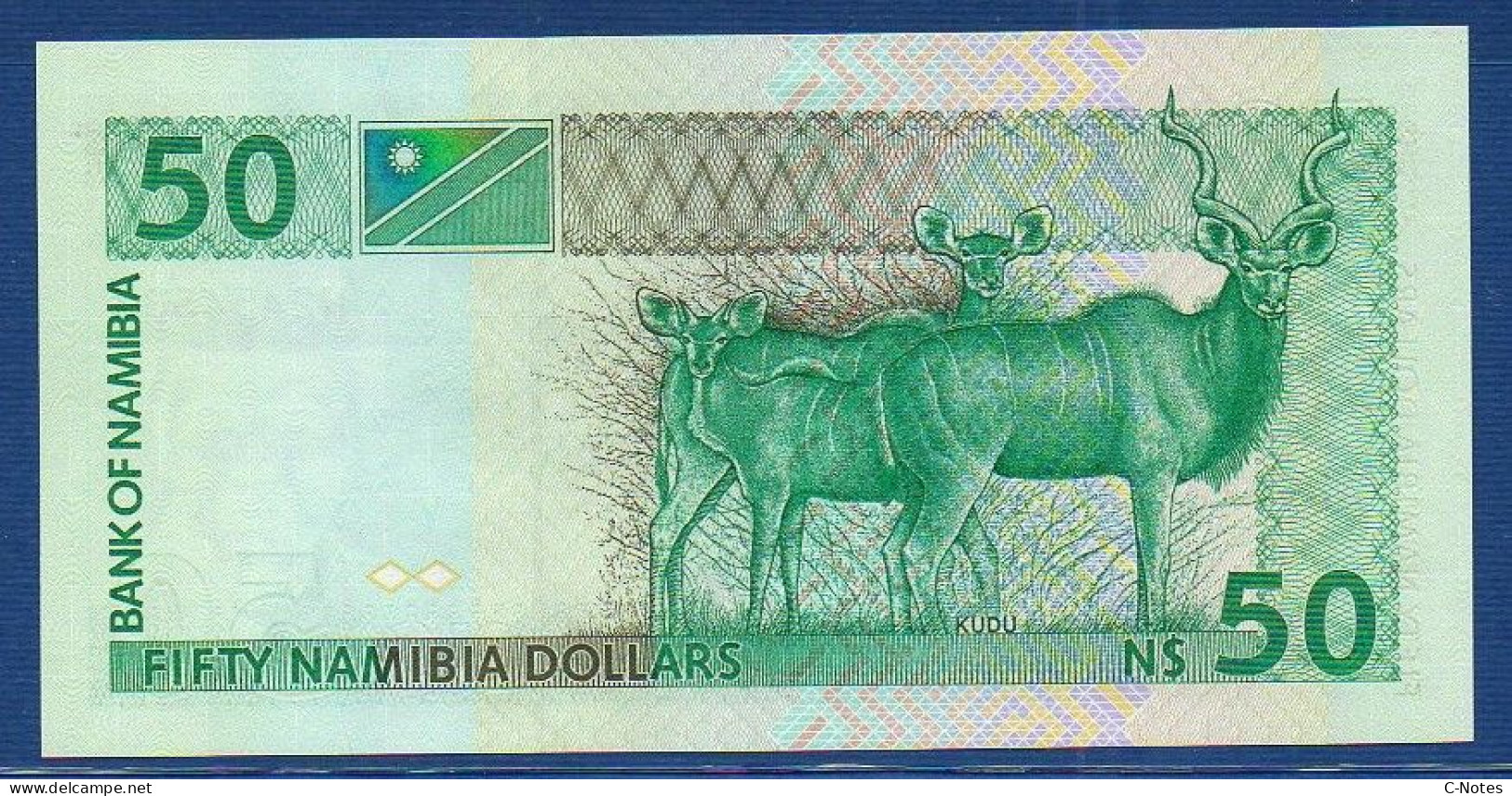 NAMIBIA - P. 2a – 50 Namibia Dollars ND (1993) UNC, S/n N2454533 - Namibië