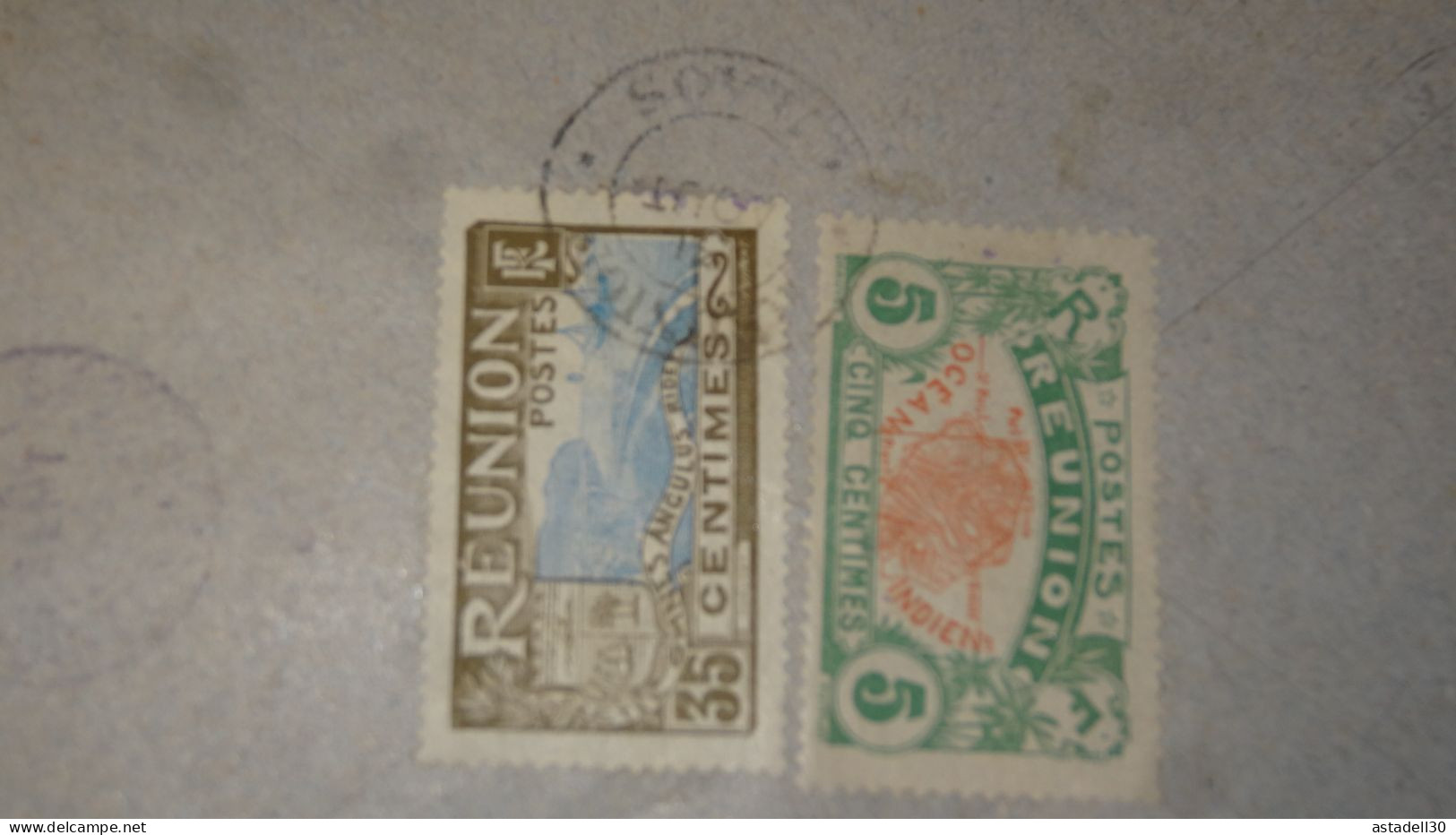 Enveloppe Recommandée, Reunion Cilaos - 1912?    ......... Boite1 ...... 240424-43 - Cartas & Documentos