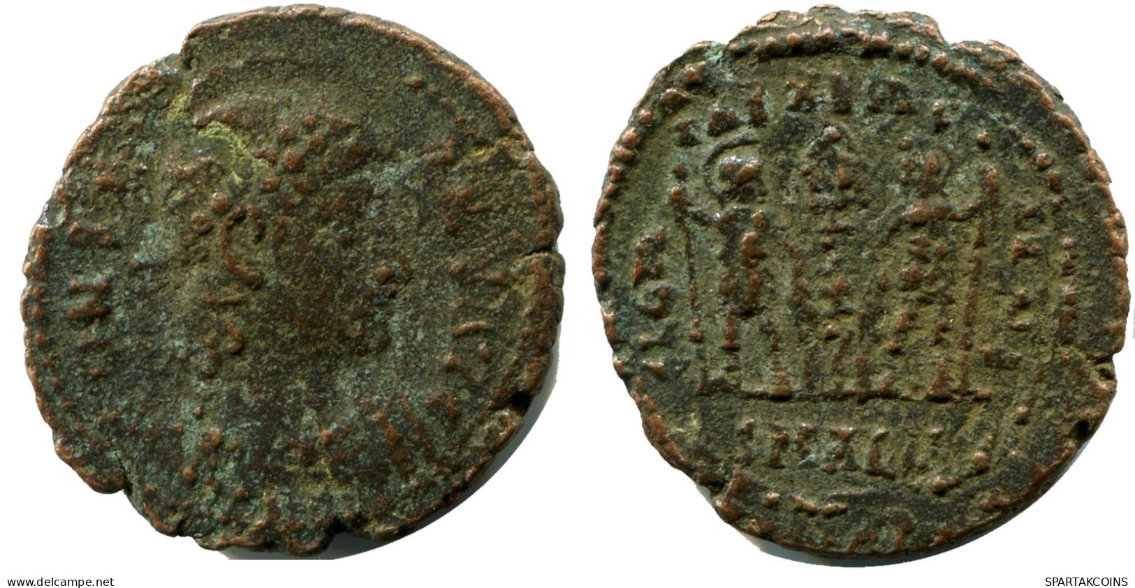 CONSTANS MINTED IN ALEKSANDRIA FOUND IN IHNASYAH HOARD EGYPT #ANC11347.14.F.A - The Christian Empire (307 AD To 363 AD)