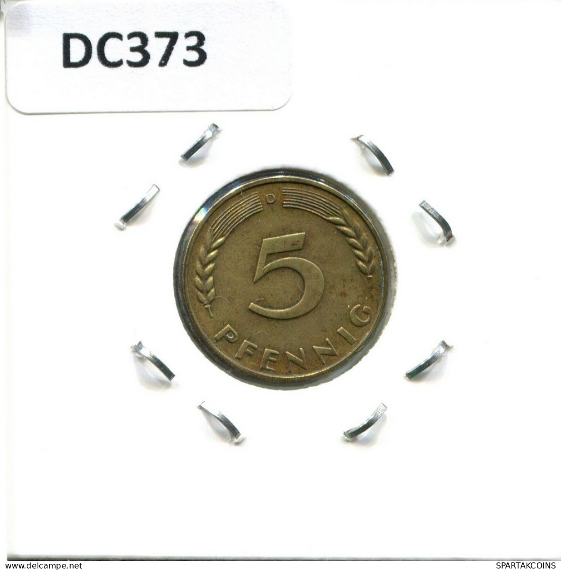 5 PFENNIG 1969 D WEST & UNIFIED GERMANY Coin #DC373.U.A - 5 Pfennig