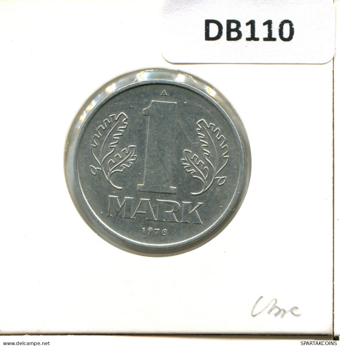 1 MARK 1978 A DDR EAST ALEMANIA Moneda GERMANY #DB110.E.A - 1 Mark