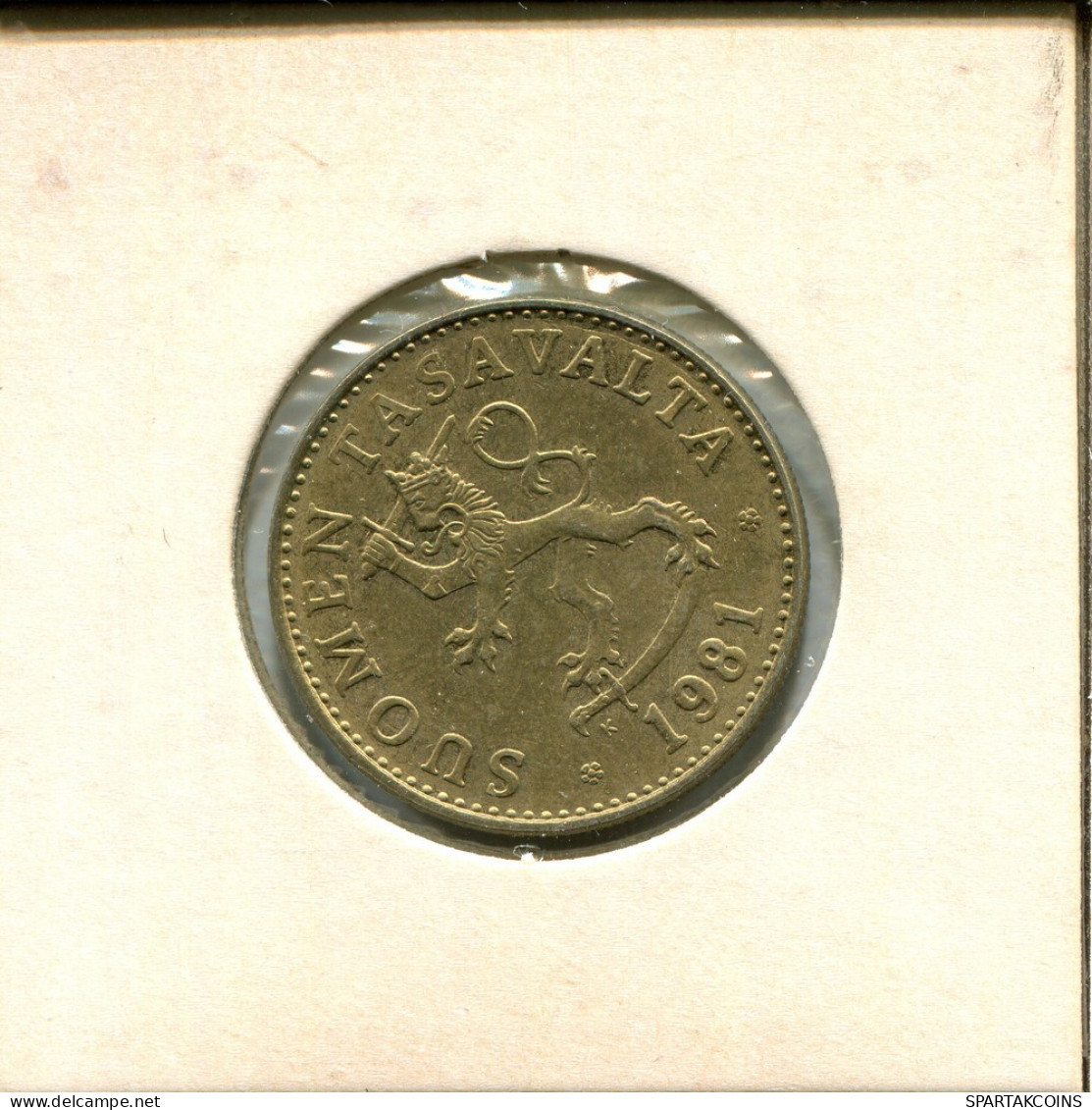 50 PENNYA 1981 FINLAND Coin #AS742.U.A - Finlande