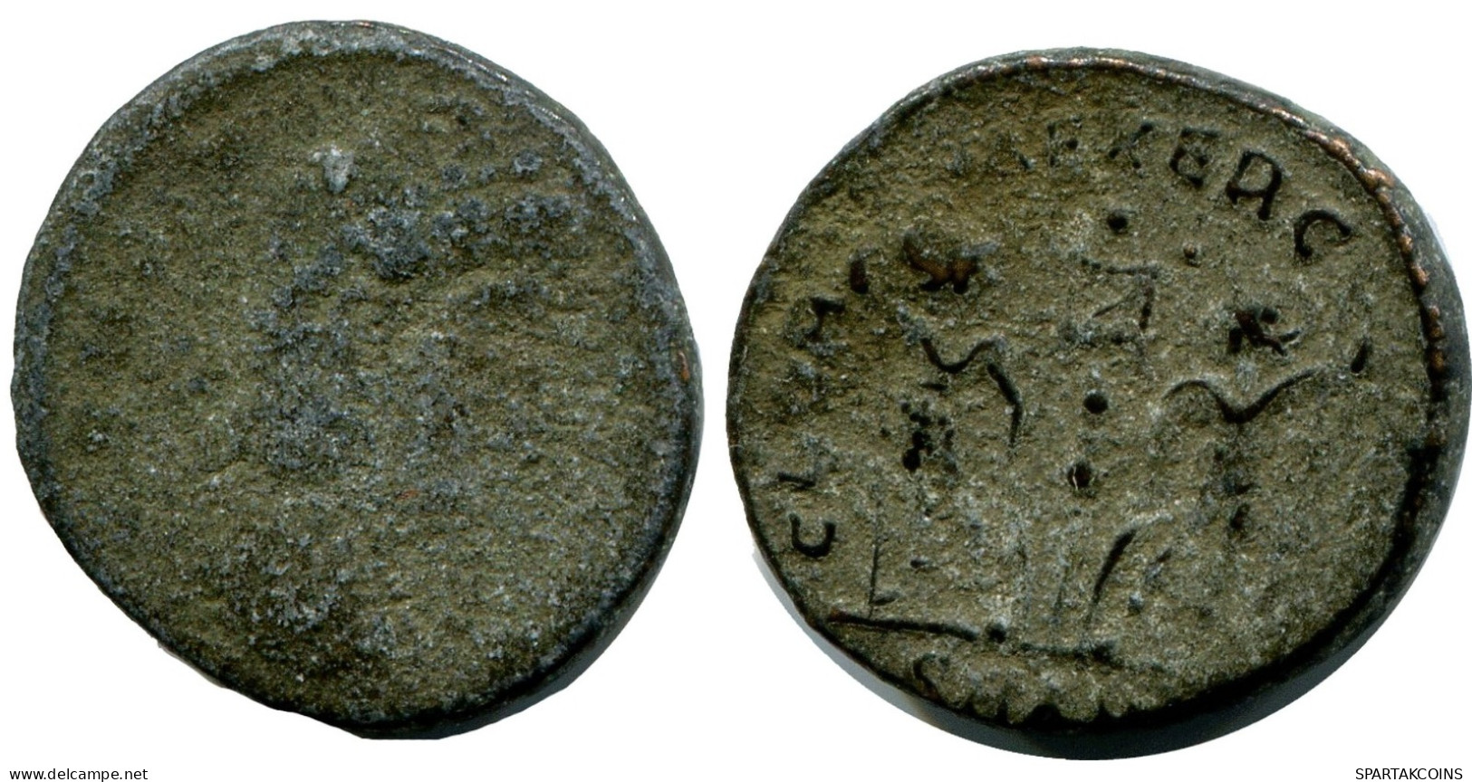ROMAN Pièce MINTED IN ALEKSANDRIA FOUND IN IHNASYAH HOARD EGYPT #ANC10150.14.F.A - The Christian Empire (307 AD To 363 AD)