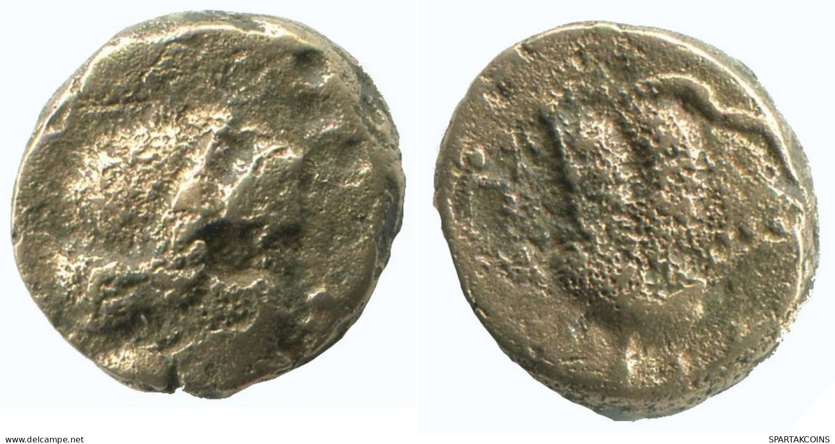 Authentique Original GREC ANCIEN Pièce 1.3g/10mm #NNN1362.9.F.A - Griechische Münzen