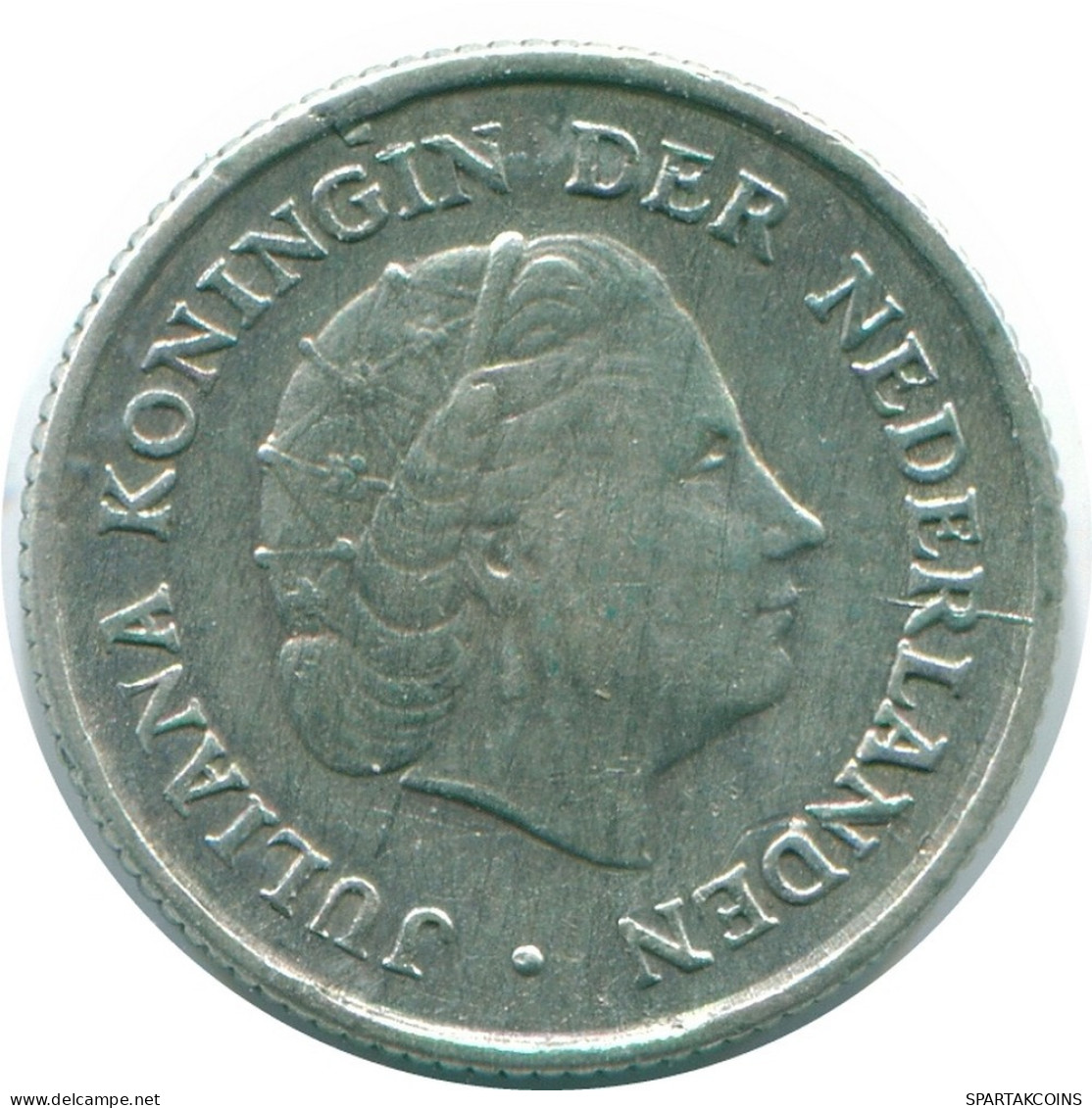 1/10 GULDEN 1963 NIEDERLÄNDISCHE ANTILLEN SILBER Koloniale Münze #NL12558.3.D.A - Antillas Neerlandesas