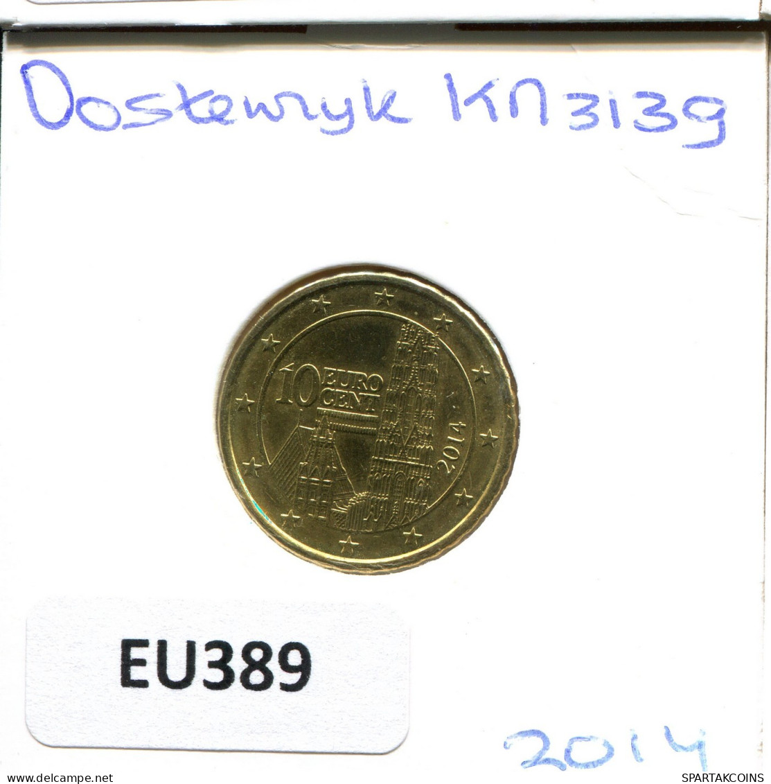 10 EURO CENTS 2014 AUSTRIA Coin #EU389.U.A - Oesterreich