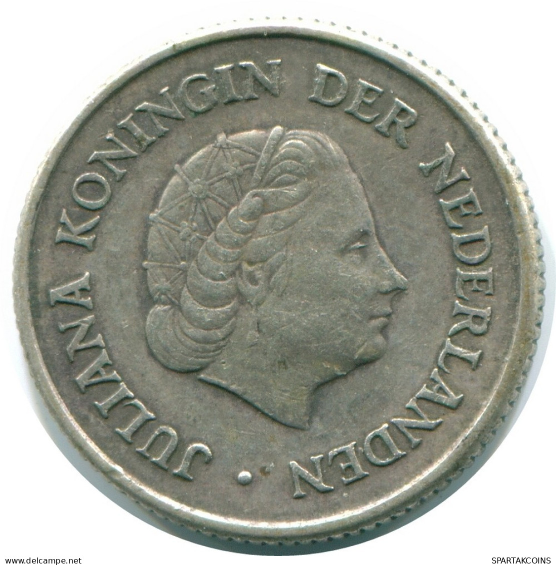 1/4 GULDEN 1967 NETHERLANDS ANTILLES SILVER Colonial Coin #NL11593.4.U.A - Nederlandse Antillen