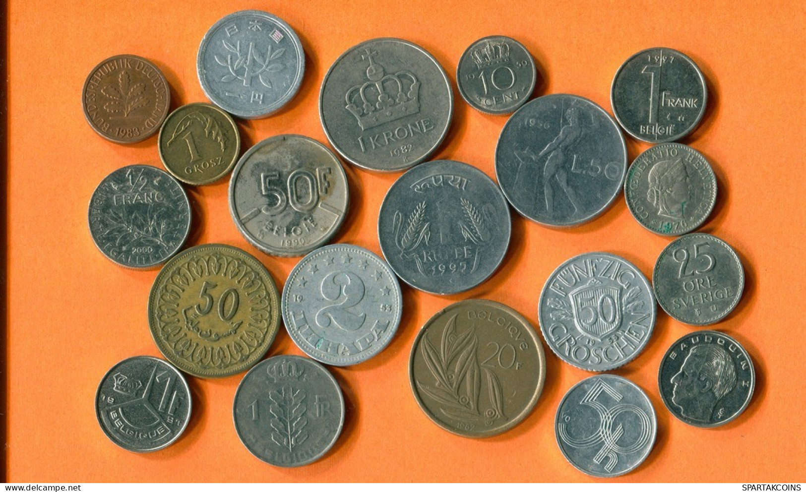 Collection MUNDO Moneda Lote Mixto Diferentes PAÍSES Y REGIONES #L10069.2.E.A - Other & Unclassified