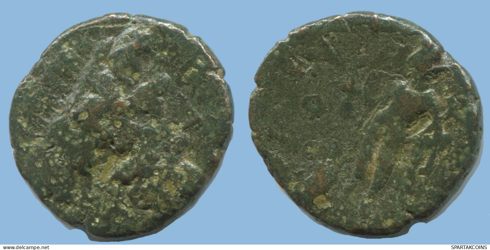 Auténtico ORIGINAL GRIEGO ANTIGUO Moneda 6.3g/22mm #AF826.12.E.A - Griechische Münzen