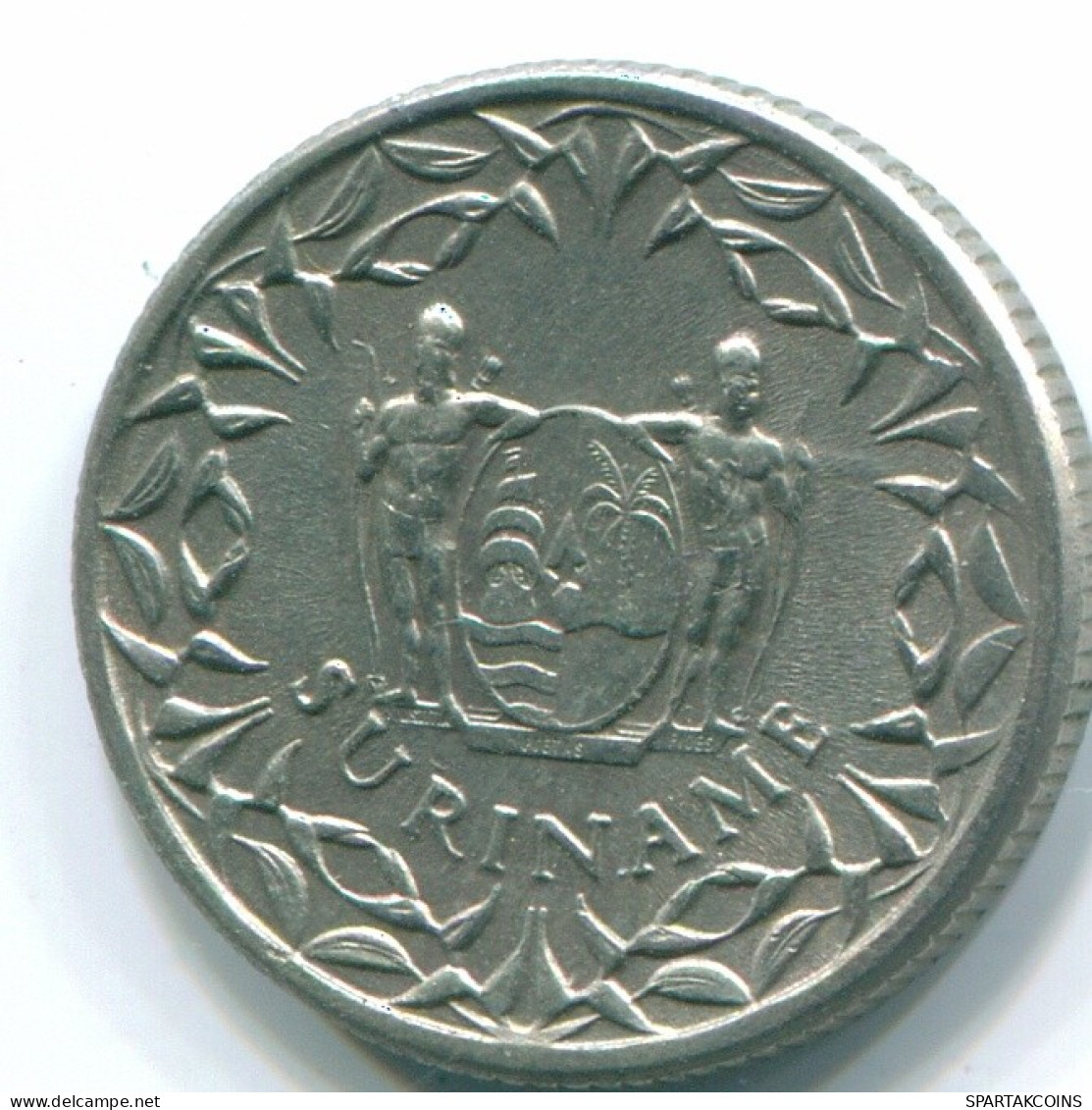 10 CENTS 1966 SURINAME NEERLANDÉS NETHERLANDS Nickel Colonial Moneda #S13261.E.A - Suriname 1975 - ...