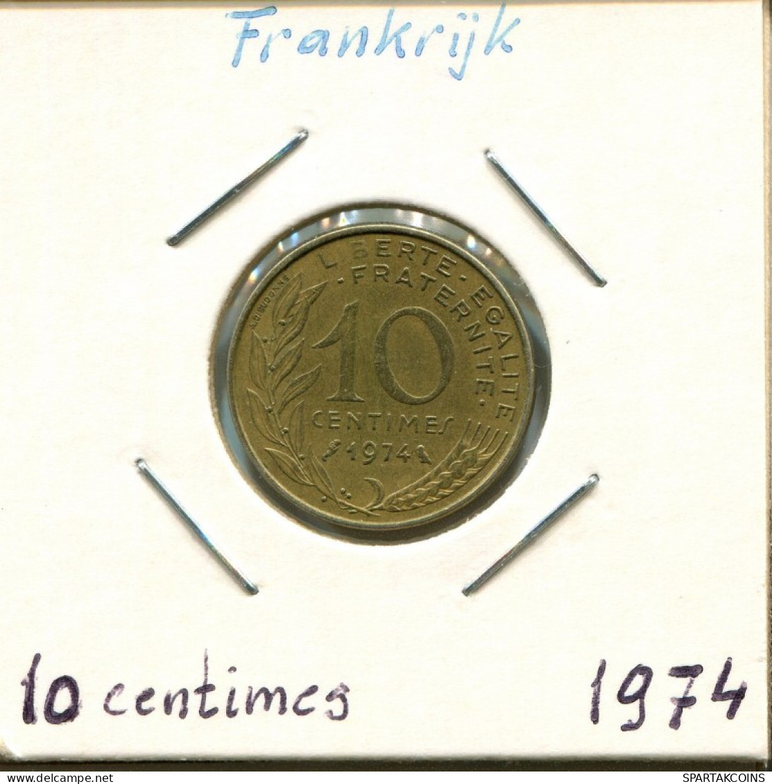 10 CENTIMES 1974 FRANCE Coin French Coin #AM128.U.A - 10 Centimes
