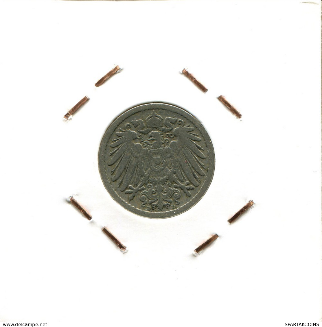 5 PFENNIG 1900 D ALEMANIA Moneda GERMANY #DB844.E.A - 5 Pfennig