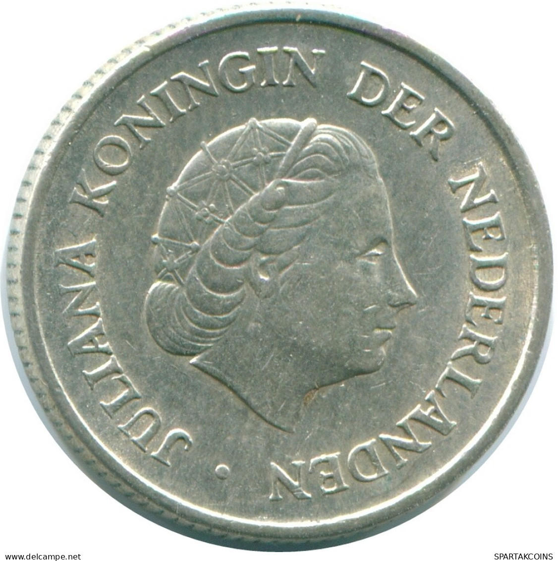 1/4 GULDEN 1967 ANTILLAS NEERLANDESAS PLATA Colonial Moneda #NL11485.4.E.A - Netherlands Antilles
