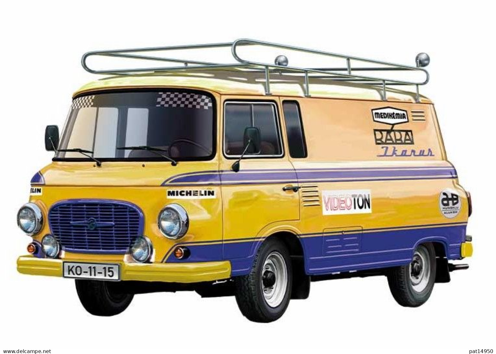 PAT14950 BARKAS B1000 RALLY HUNGARY TEAM De 1987 ASSISTANCE  RALLYE - Raduno