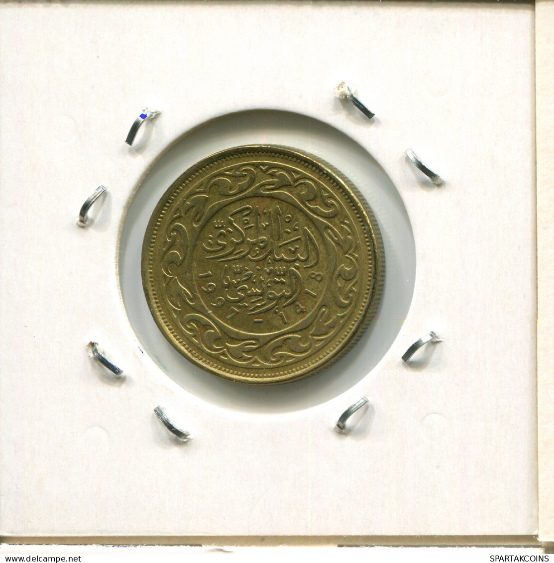 20 MILLIMES 1997 TUNISIA Coin #AP824.2.U.A - Tunisie