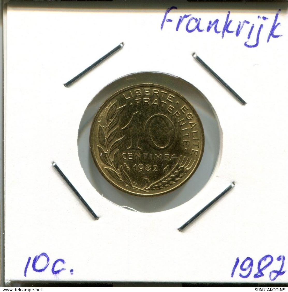 10 CENTIMES 1982 FRANCE Pièce Française #AM136.F.A - 10 Centimes