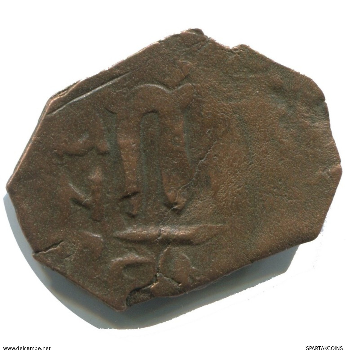 ARAB PSEUDO GENUINE ANTIKE BYZANTINISCHE Münze  1.8g/24mm #AB354.9.D.A - Bizantine