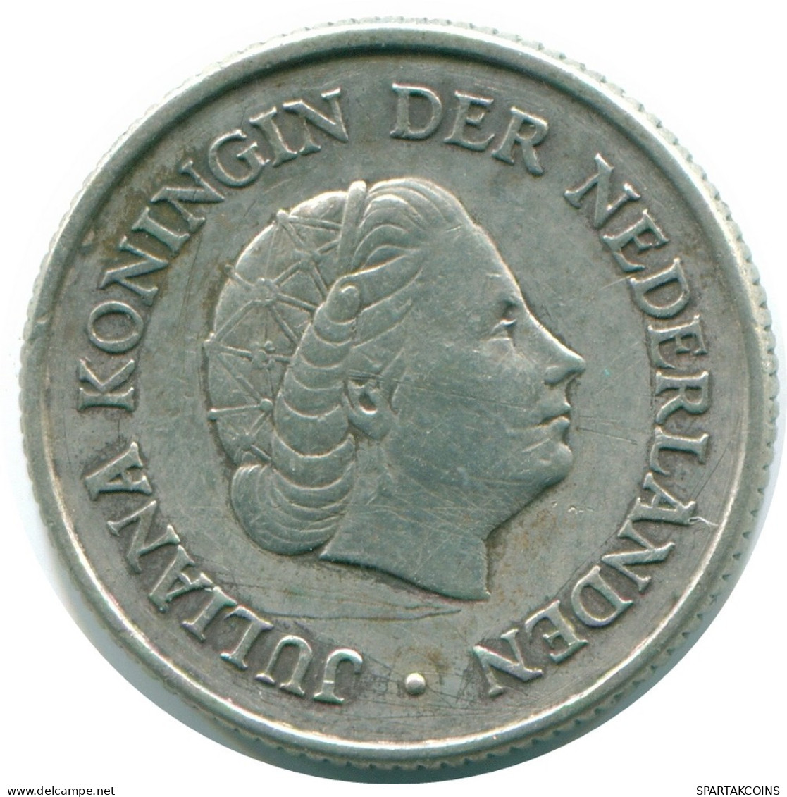 1/4 GULDEN 1963 ANTILLAS NEERLANDESAS PLATA Colonial Moneda #NL11206.4.E.A - Nederlandse Antillen