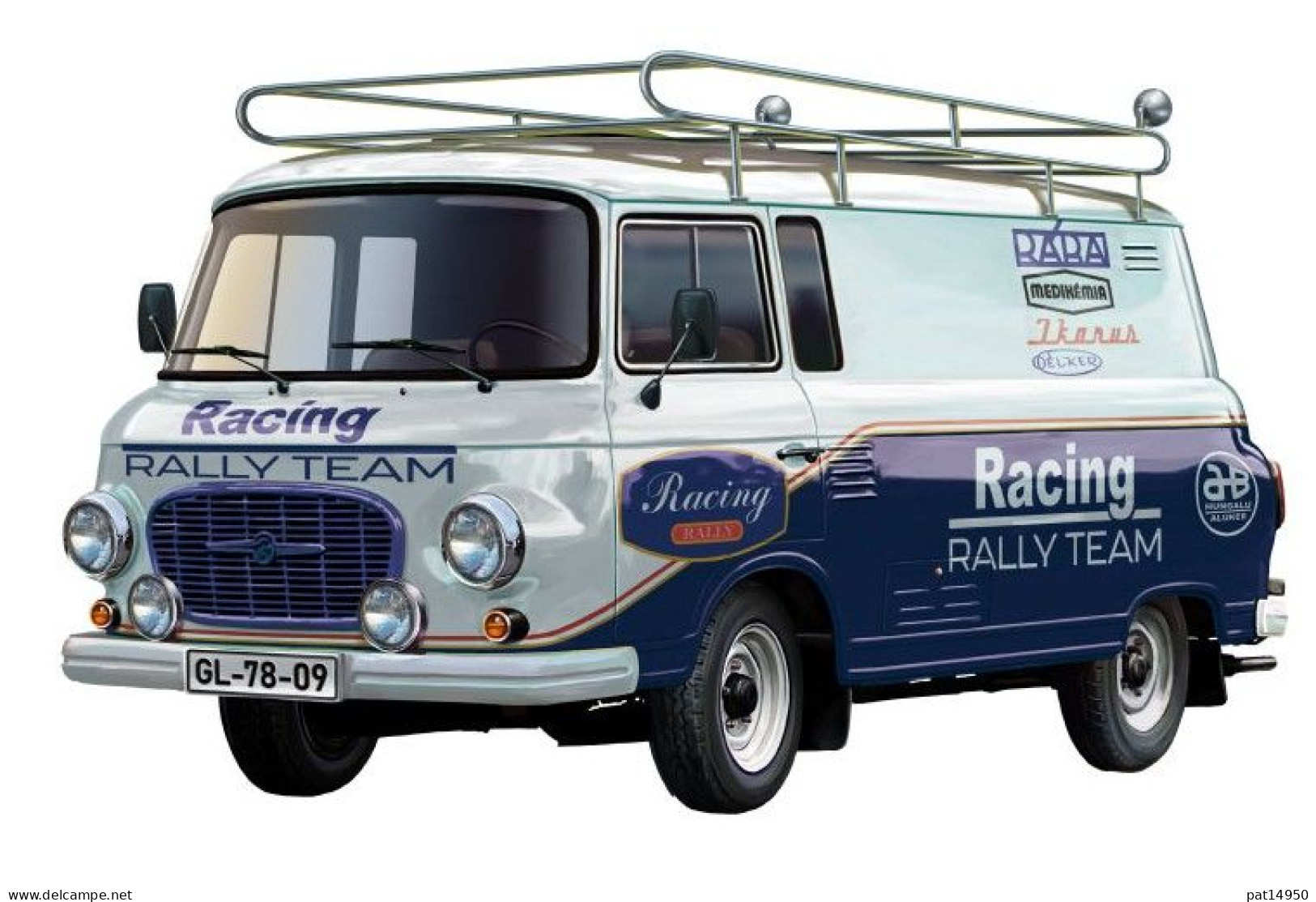 PAT14950 BARKAS B1000 RACING RALLY TEAM De 1984 / 1987 ASSISTANCE  RALLYE - Raduno