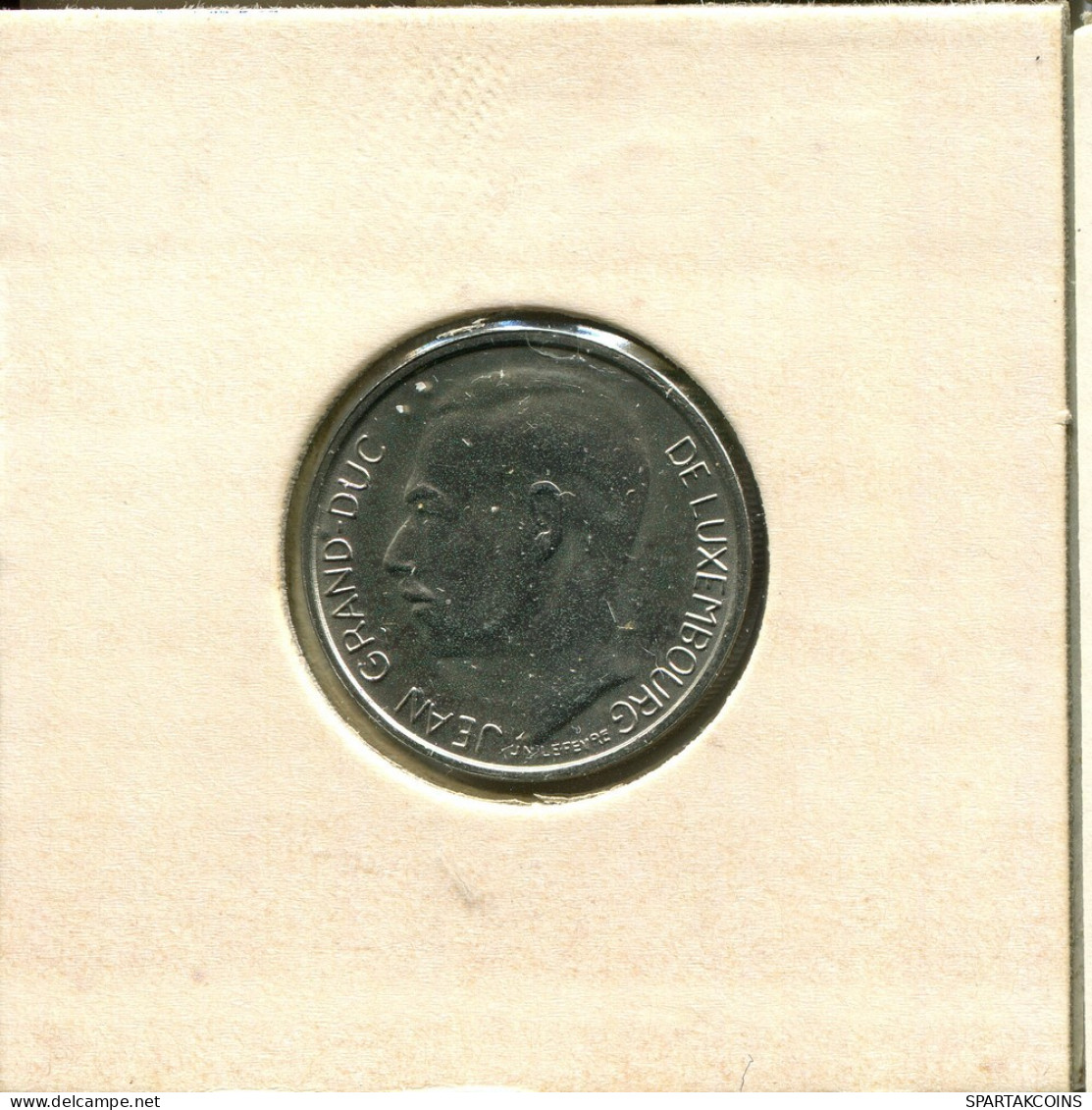 1 FRANC 1981 LUXEMBURGO LUXEMBOURG Moneda #AT217.E.A - Luxemburgo