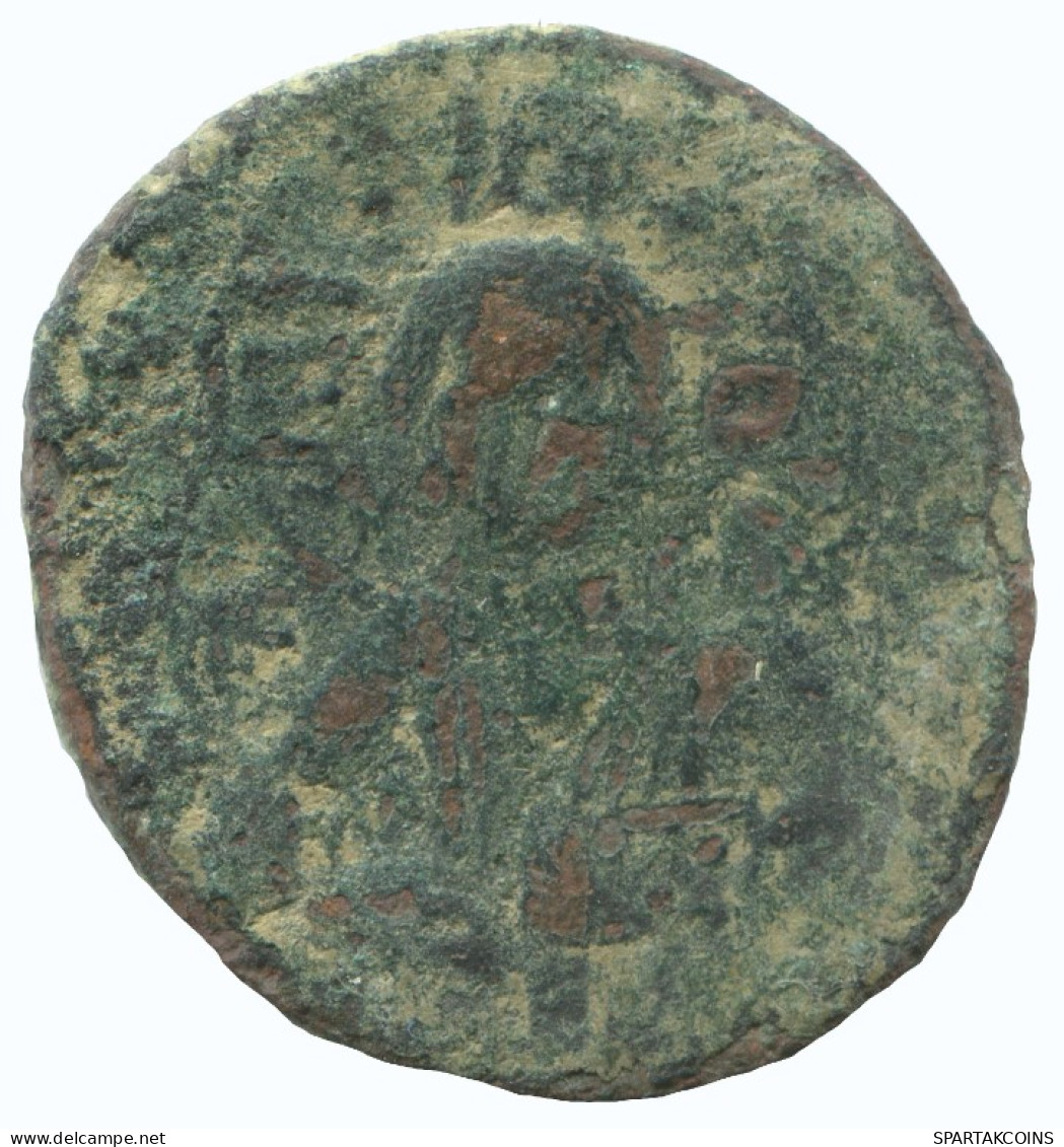 JESUS CHRIST ANONYMOUS CROSS Ancient BYZANTINE Coin 8.7g/30mm #AA648.21.U.A - Byzantines