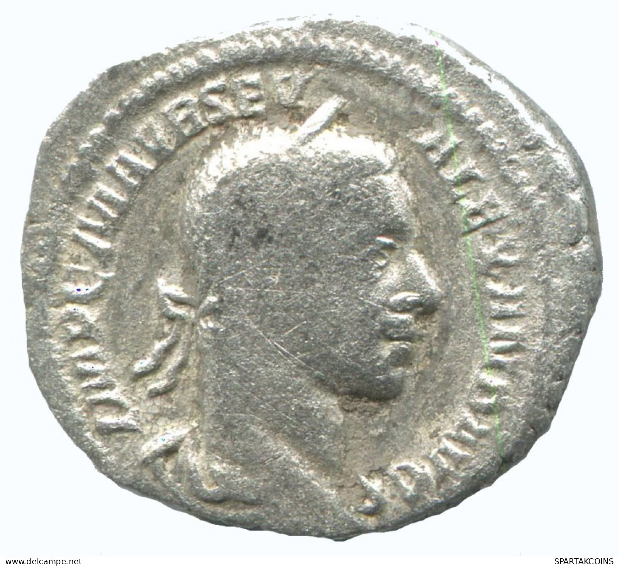 SEVERUS ALEXANDER SILVER DENARIUS Romano ANTIGUO Moneda 2.3g/20mm #AA270.45.E.A - La Dinastia Severi (193 / 235)