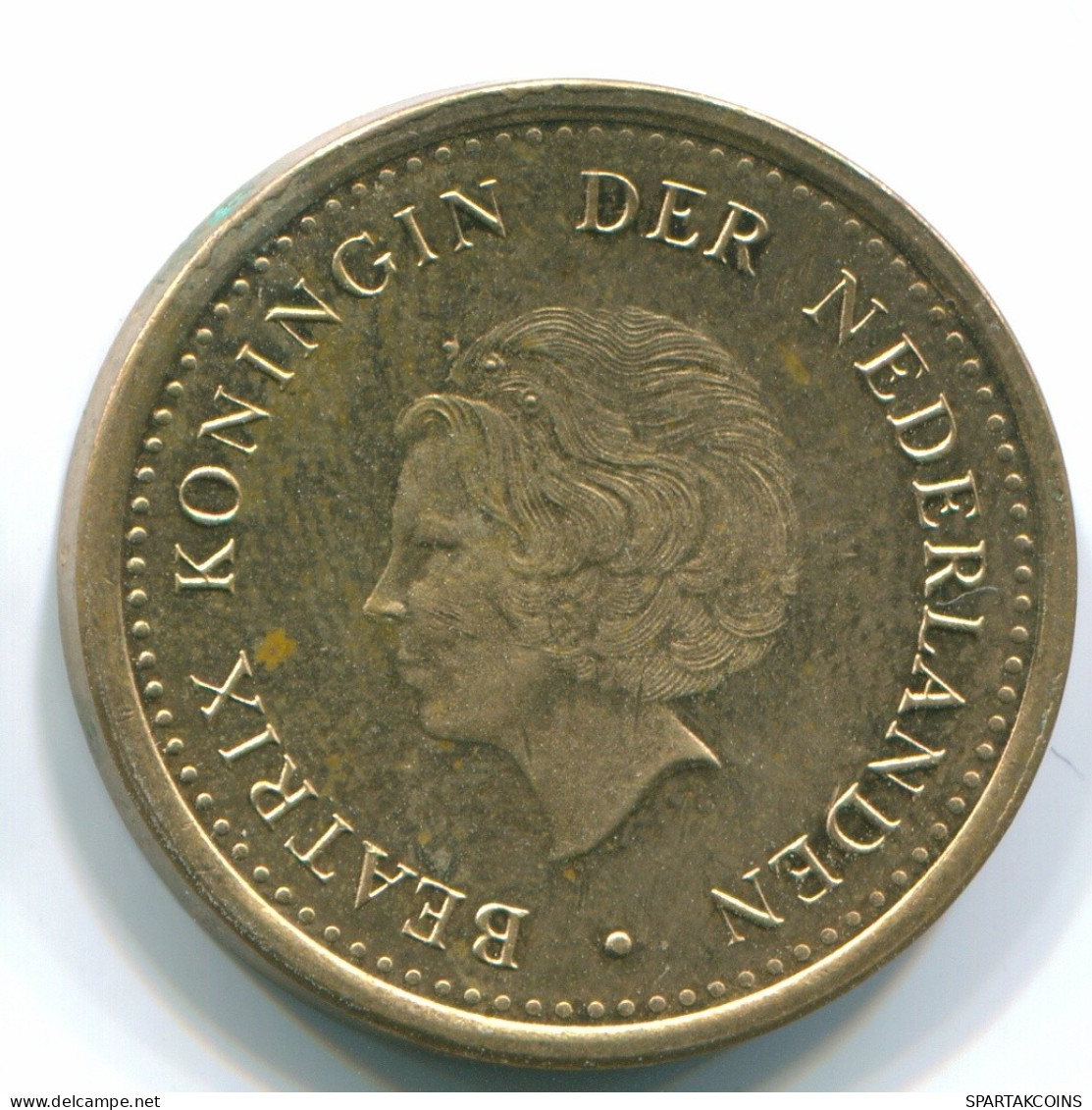 1 GULDEN 1992 ANTILLAS NEERLANDESAS Aureate Steel Colonial Moneda #S12147.E.A - Niederländische Antillen