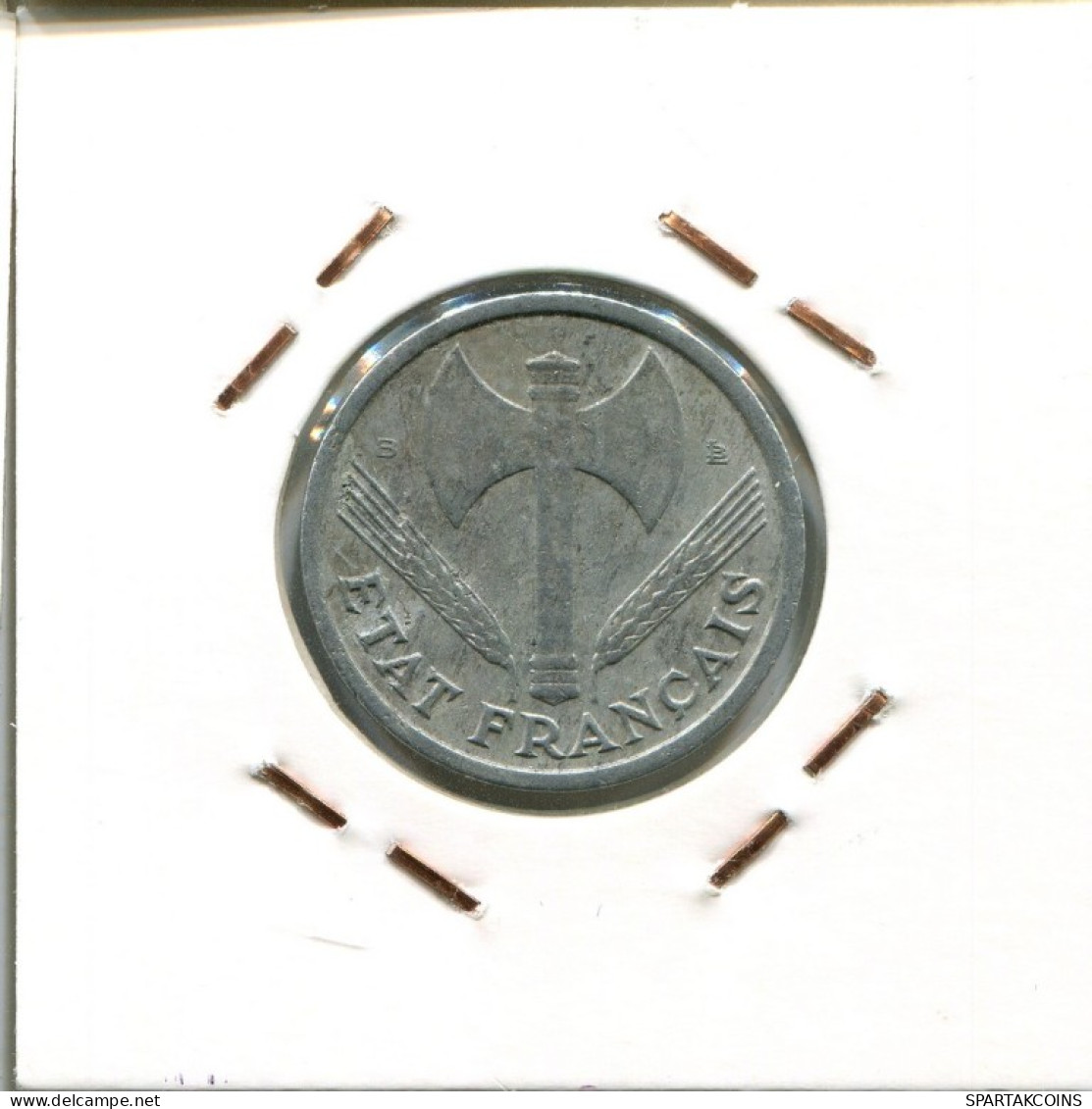 1 FRANC 1944 FRANKREICH FRANCE Französisch Münze #AM539.D.A - 1 Franc