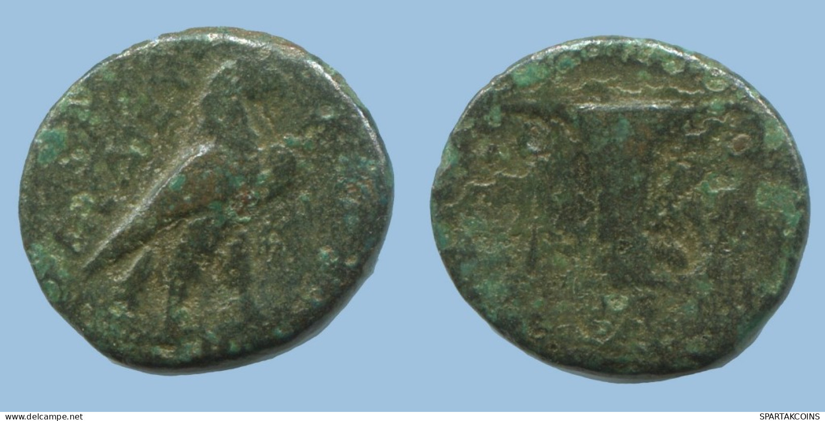 AIOLIS KYME EAGLE SKYPHOS Antike GRIECHISCHE Münze 2g/14mm #AG097.12.D.A - Griekenland