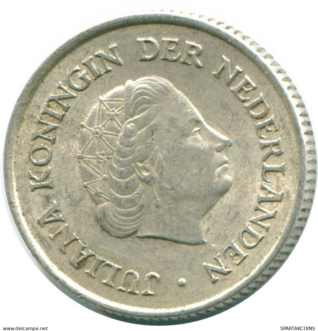 1/4 GULDEN 1965 NIEDERLÄNDISCHE ANTILLEN SILBER Koloniale Münze #NL11271.4.D.A - Antilles Néerlandaises