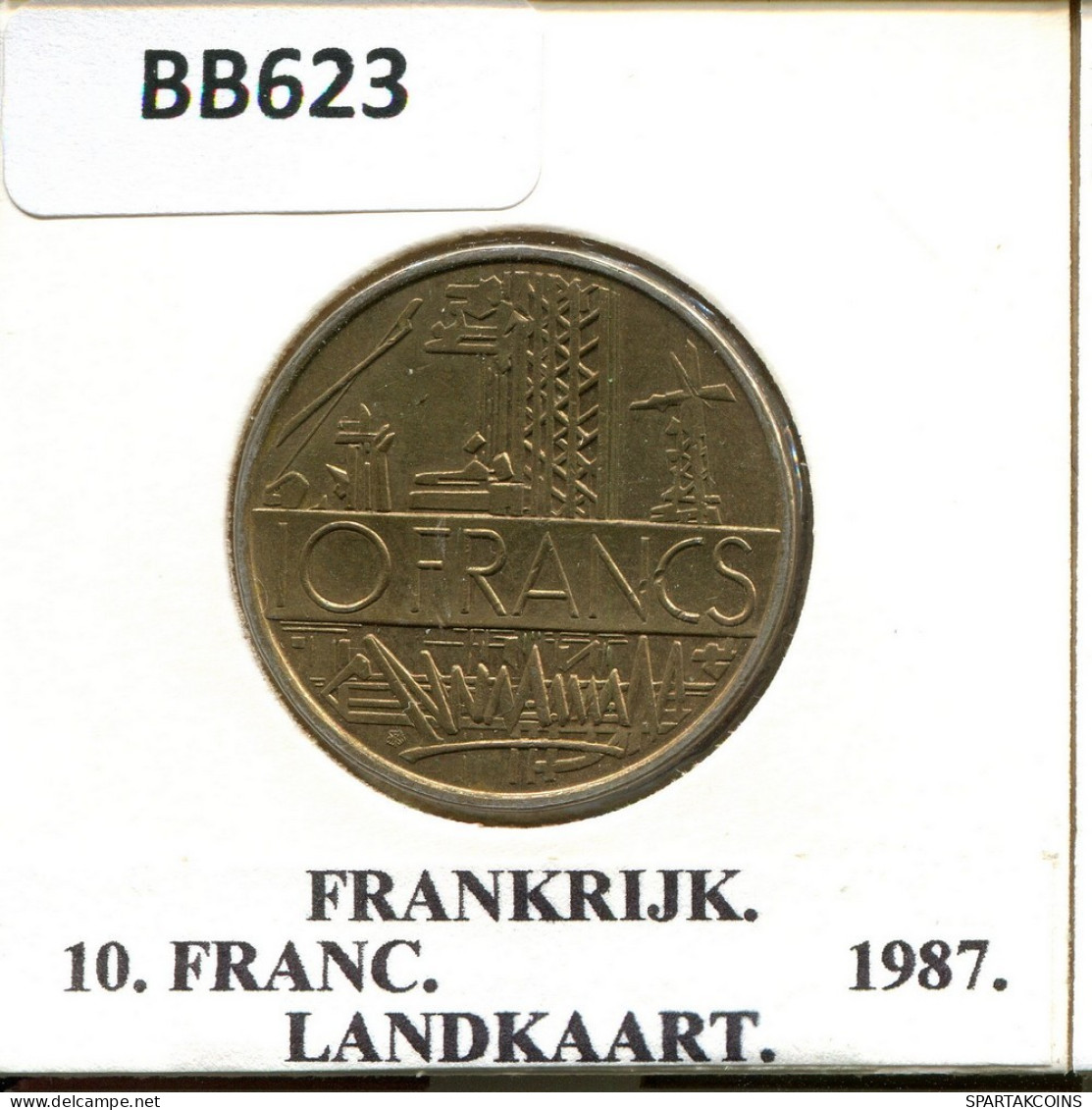 10 FRANCS 1987 FRANCIA FRANCE Moneda #BB623.E.A - 10 Francs