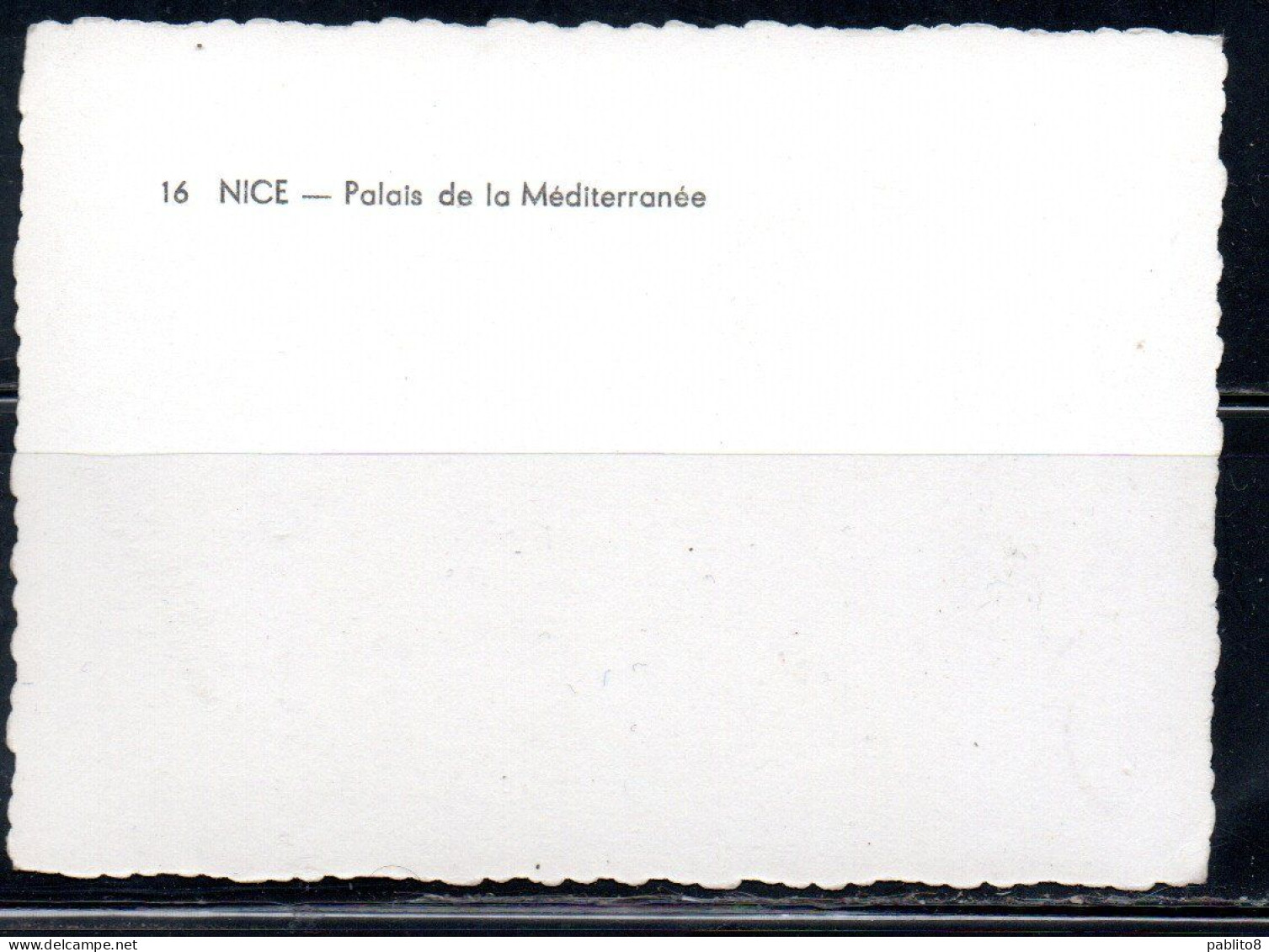FRANCE FRANCIA NICE PALAIS DE LA MEDITERRANEE CARTE CARD CARTOLINA UNUSED NUOVA - Other & Unclassified