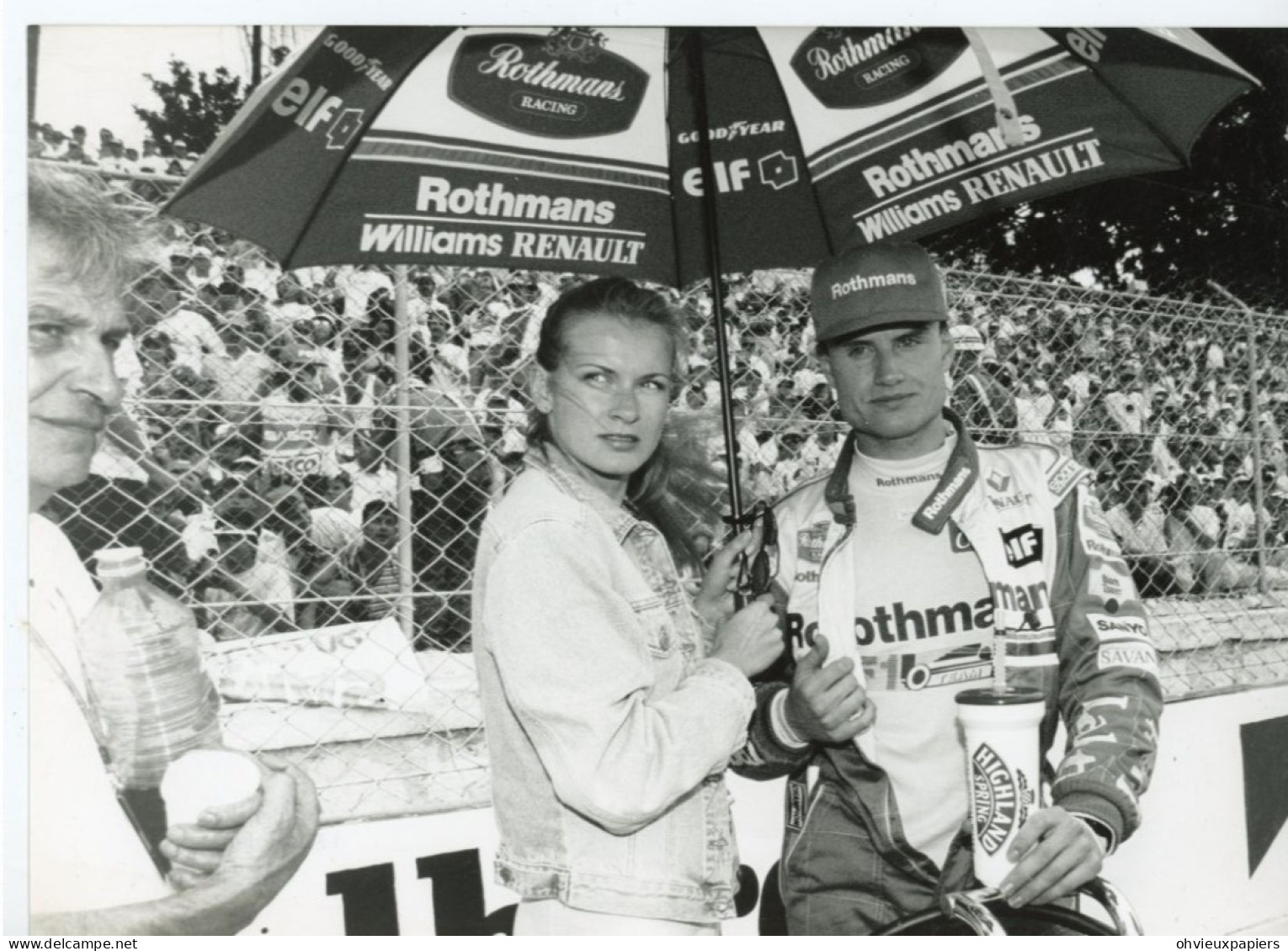 Photo Originale . FORMULE 1 ANDREA ET DAVID COULTHARD   BRAZILIAN F1 GP 1995 ROTHMANS WILLIAMS RENAULT - Sporten