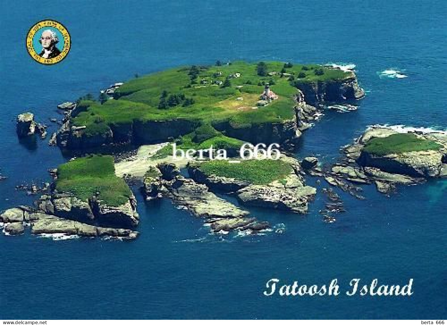 United States Tatoosh Island Aerial View New Postcard - Other & Unclassified