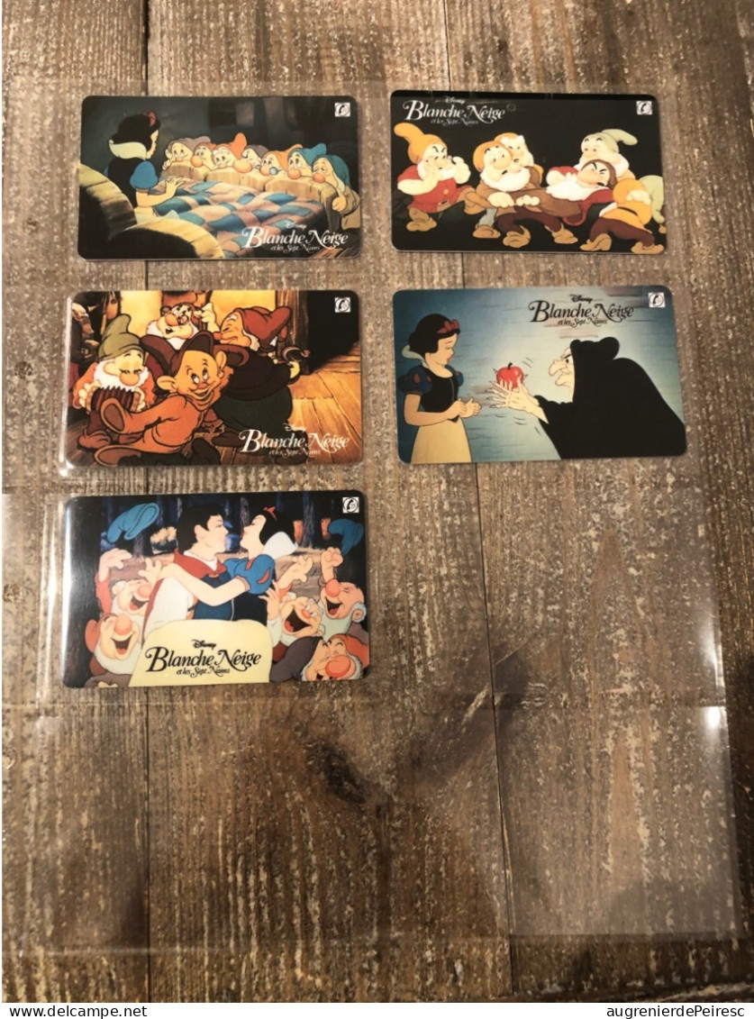 Lot de 79 cartes SEPA téléphonique Walt Disney avec classeur France Telecom BNVT