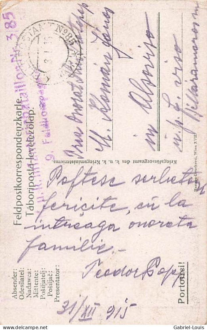 Guerre 1914-18 Empire Austro-Hongrois François-Joseph Weinachten Noel - Wien Mitte