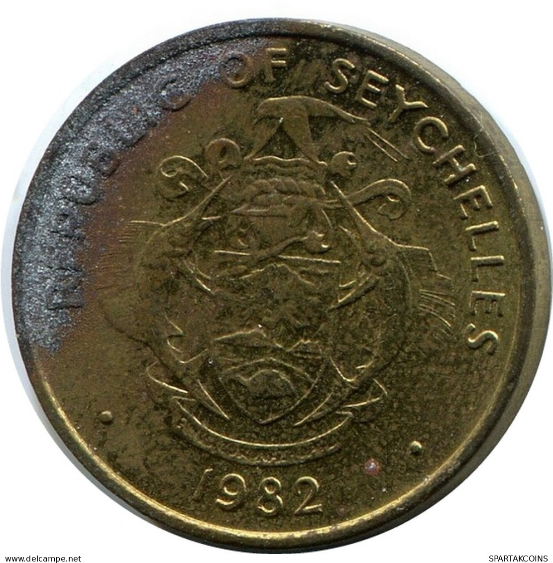 5 CENTS 1982 SEYCHELLES Moneda #AR156.E.A - Seychellen