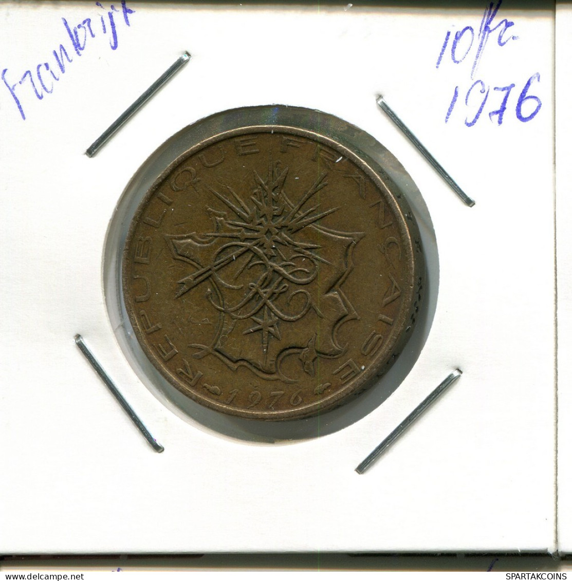 10 FRANCS 1976 FRANKREICH FRANCE Französisch Münze #AP039.D.A - 10 Francs
