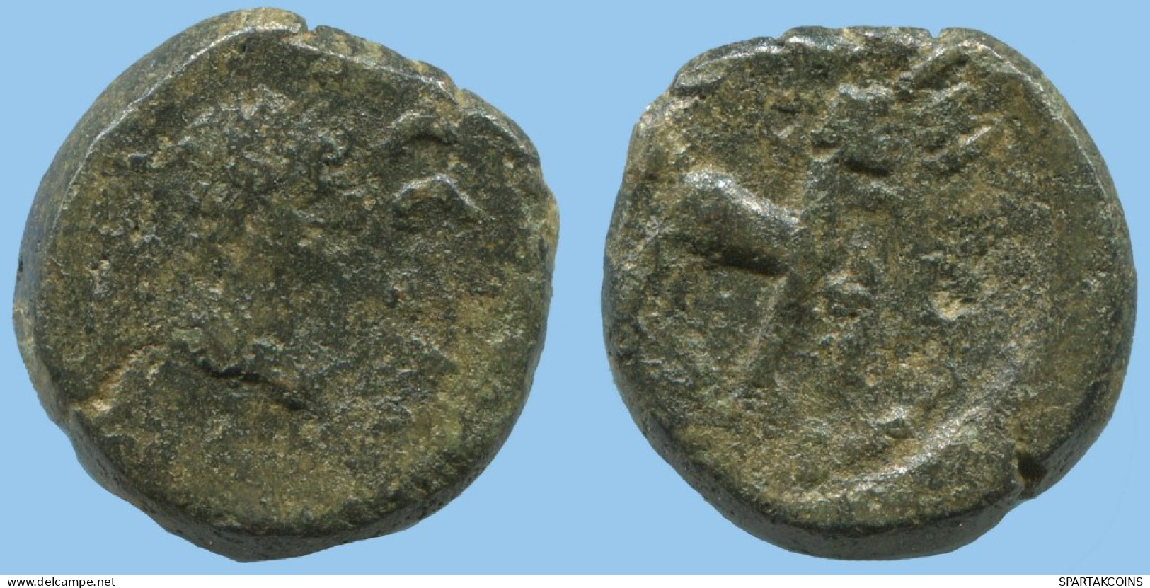 Auténtico ORIGINAL GRIEGO ANTIGUO Moneda 5.1g/17mm #AF887.12.E.A - Griechische Münzen