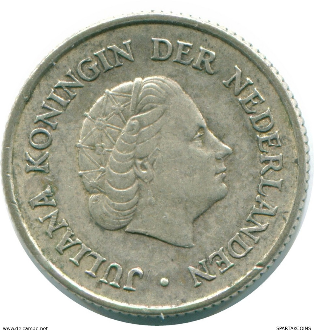 1/4 GULDEN 1965 NIEDERLÄNDISCHE ANTILLEN SILBER Koloniale Münze #NL11326.4.D.A - Niederländische Antillen