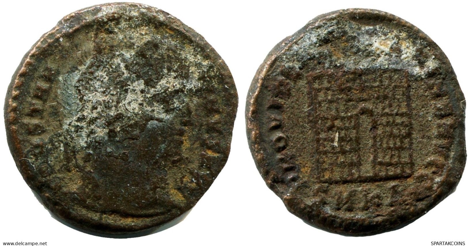 CONSTANTINE I MINTED IN CYZICUS FOUND IN IHNASYAH HOARD EGYPT #ANC11005.14.D.A - L'Empire Chrétien (307 à 363)