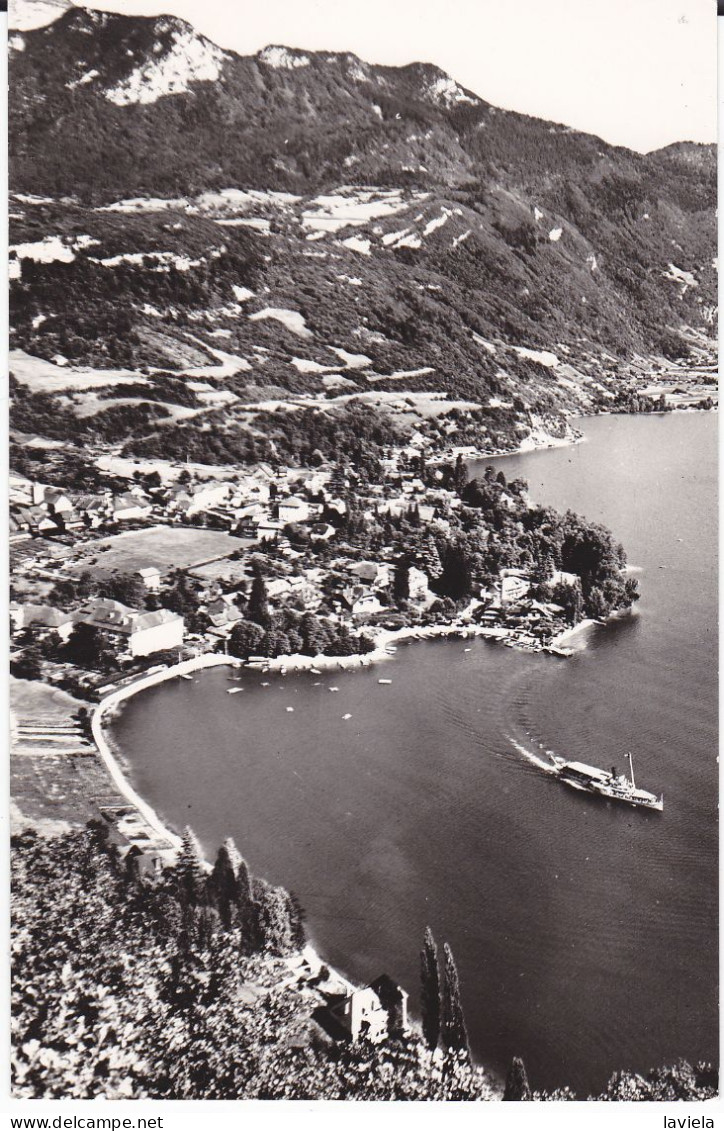 74 TALLOIRES - LAC D'ANNECY - Vu De La Grotte Des Oiseaux - Talloires