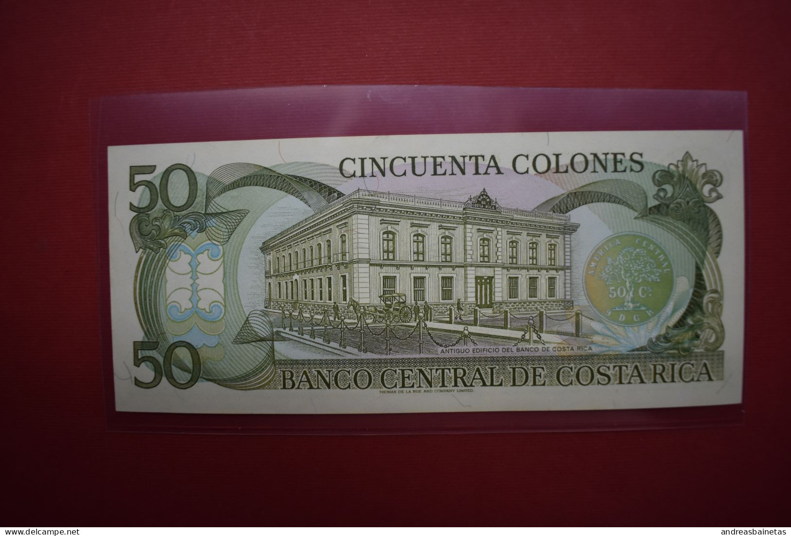 Banknotes Costa Rica  50 Colones  7.7.1993 UNC - Costa Rica