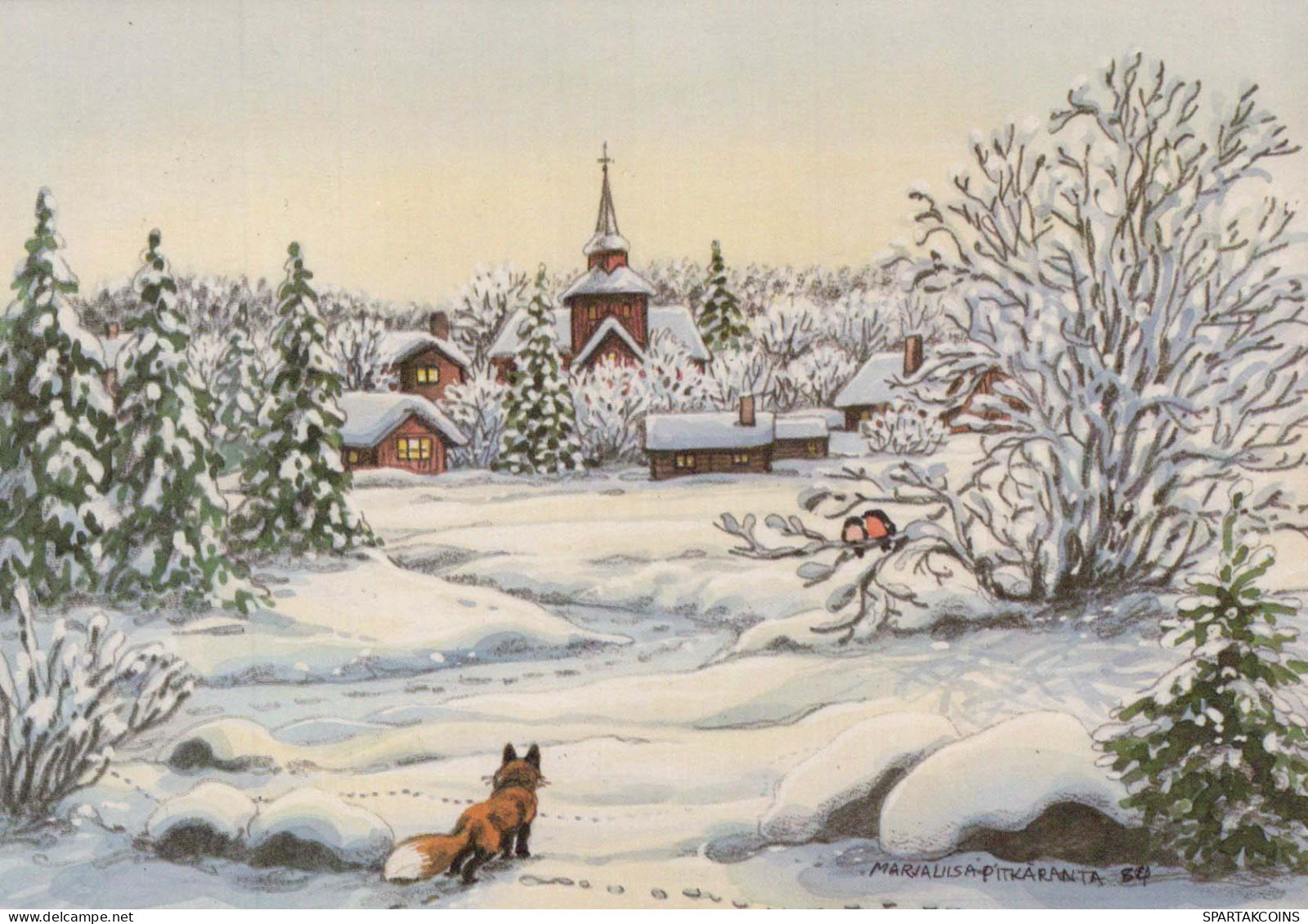 Neujahr Weihnachten Vintage Ansichtskarte Postkarte CPSM #PAW527.A - Nouvel An